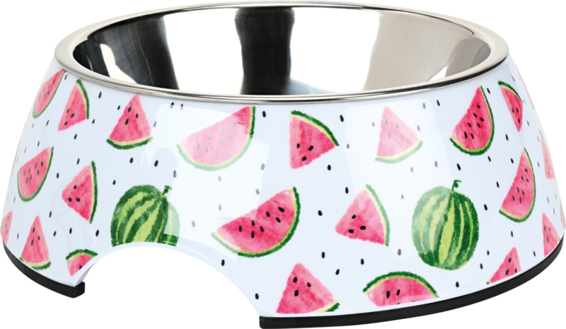 Melamin skål Fruity Hvid - Maxi Zoo Danmark