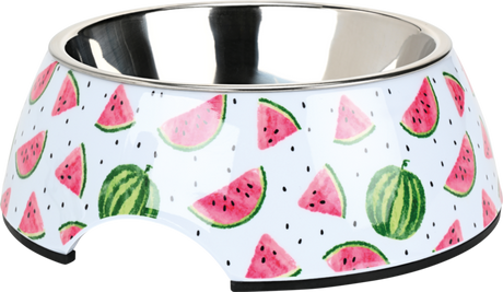 Melamin skål Fruity Hvid - Maxi Zoo Danmark