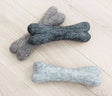 Hundelegetøj Bones 22x7x5 cm uld grå - Maxi Zoo Danmark