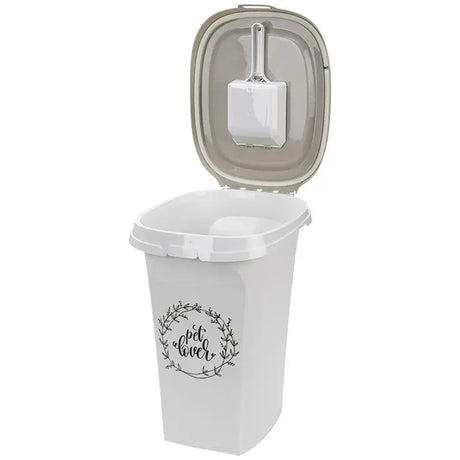 Foderbeholder Leaf 20 l 29x42x36 cm ca. 10 kg - Maxi Zoo Danmark