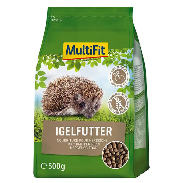 Pindsvinefoder kylling 500 g - Maxi Zoo Danmark
