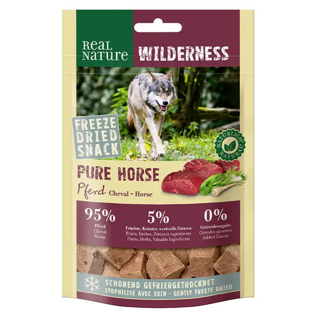 Wilderness freeze dried Pure Hest 50 g - Maxi Zoo Danmark