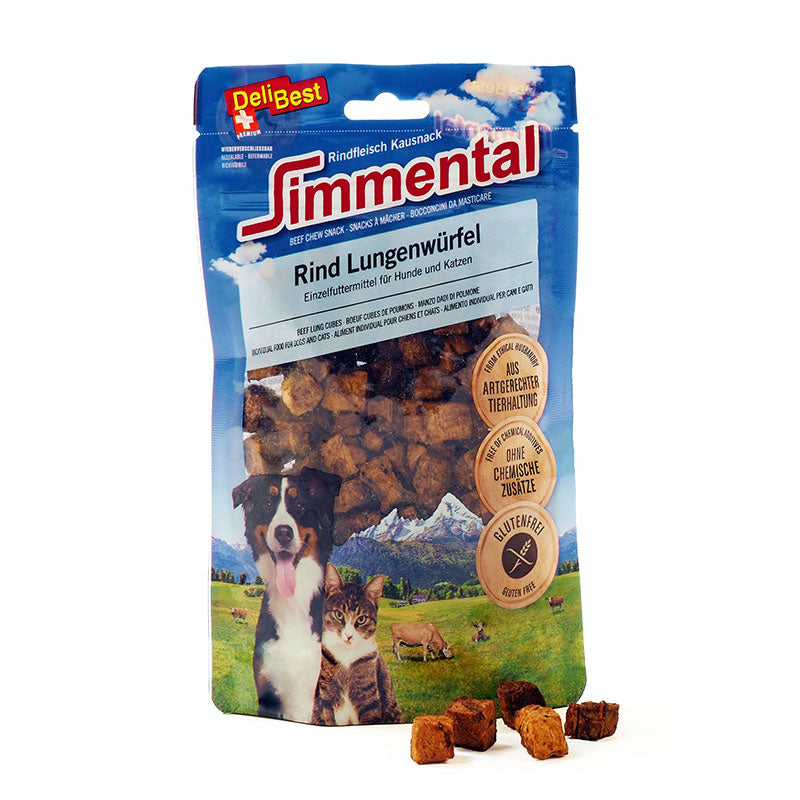 Simmental Oksemælkestænger okse lunge 60 g - Maxi Zoo Danmark