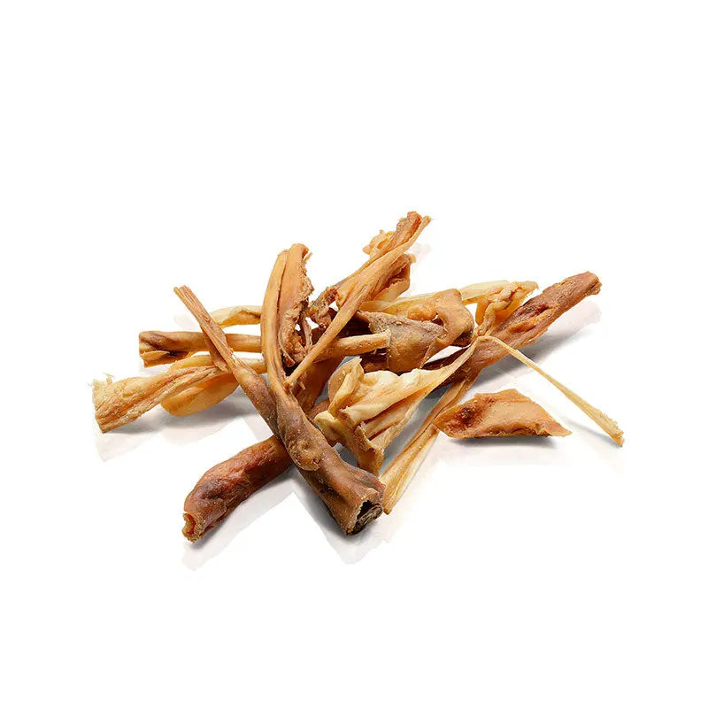 Small lamb skin delights 150 g. Lammeskin - Maxi Zoo Danmark