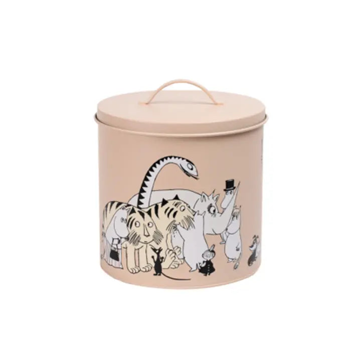 Opbevaringsdåser Mumitroldene Pink 19 cm + beige 21 cm - Maxi Zoo Danmark