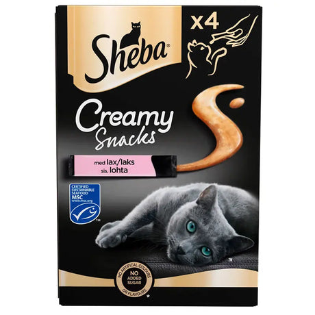 Creamy snack Laks 4x12 g - Maxi Zoo Danmark
