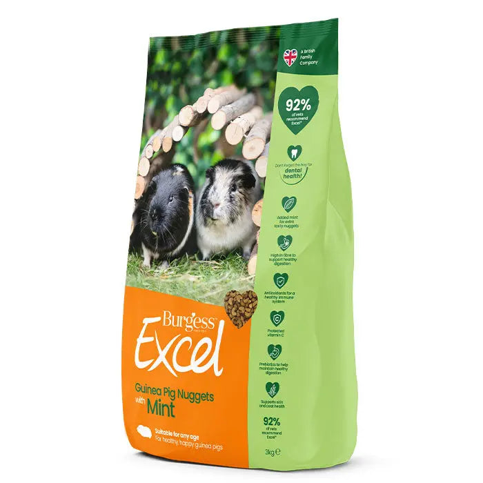 Excel marsvin mint 3 kg - Maxi Zoo Danmark