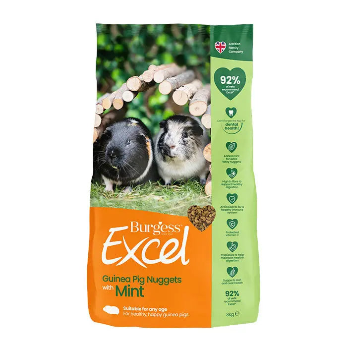 Excel marsvin mint 3 kg - Maxi Zoo Danmark