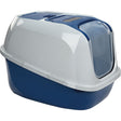 Kattetoilet Mega DeluxeL 48x66x46 cm blå - Maxi Zoo Danmark