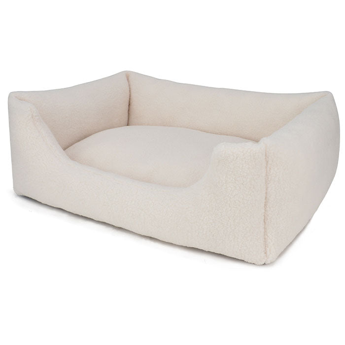 Hundeseng Teddy M 70x60x23cm creme - Maxi Zoo Danmark