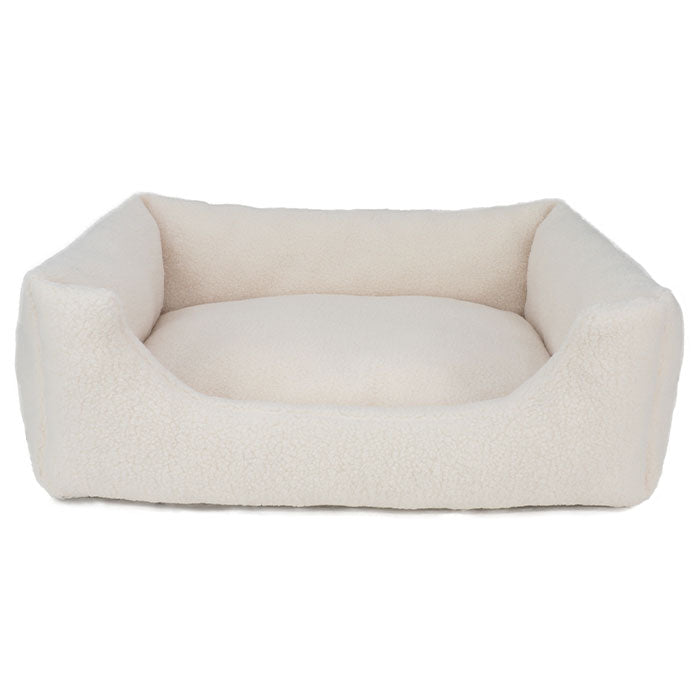 Hundeseng Teddy M 70x60x23cm creme - Maxi Zoo Danmark