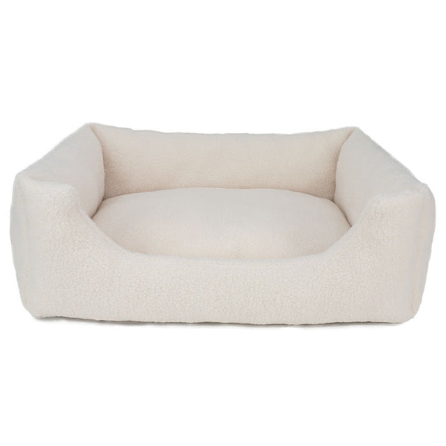 Hundeseng Teddy M 70x60x23cm creme - Maxi Zoo Danmark