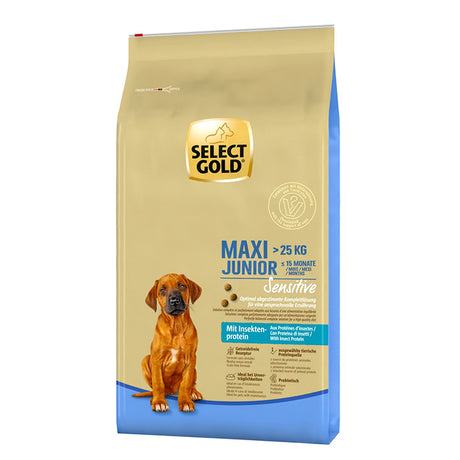 Junior Sensitive Maxi insekt 12 kg - Maxi Zoo Danmark