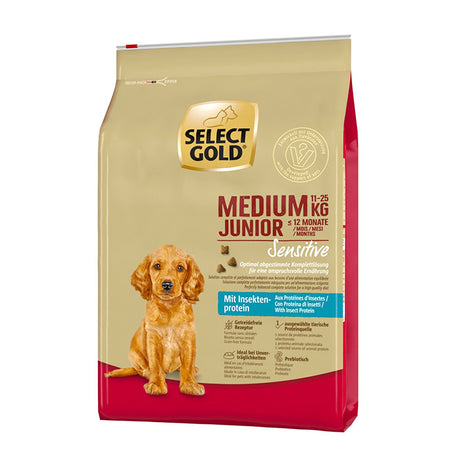 Junior Sensitive Medium insekt 4 kg - Maxi Zoo Danmark