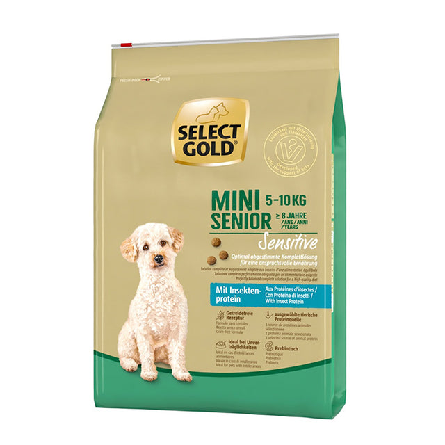 Senior Sensitive Mini insekt 4 kg - Maxi Zoo Danmark