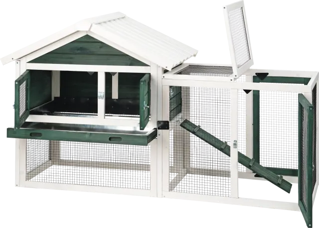 Udendørsbur Woody Cottage 2.0, 159x58x91 cm