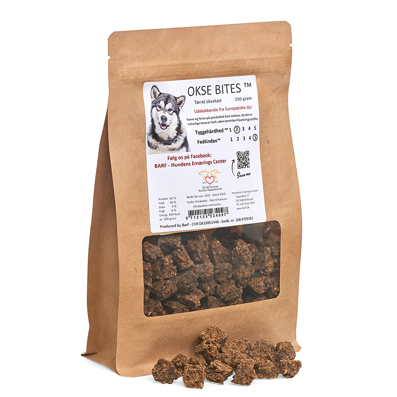 Okse Bites250 g - Maxi Zoo Danmark