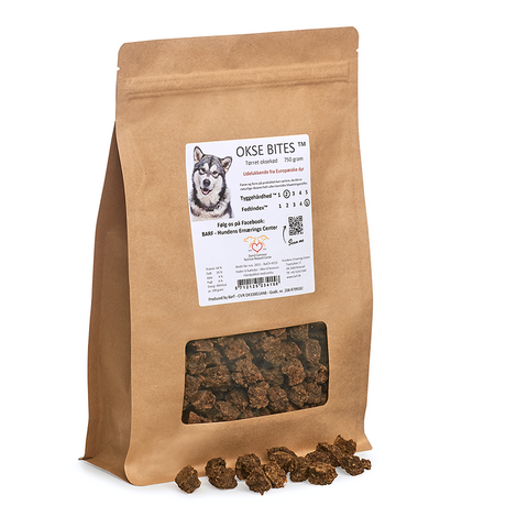 Okse Bites750 g - Maxi Zoo Danmark