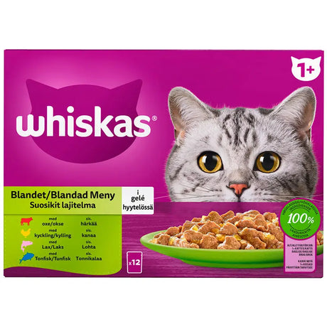 Adult Gelé, menuboks pouch mix menu 12x85 g - Maxi Zoo Danmark