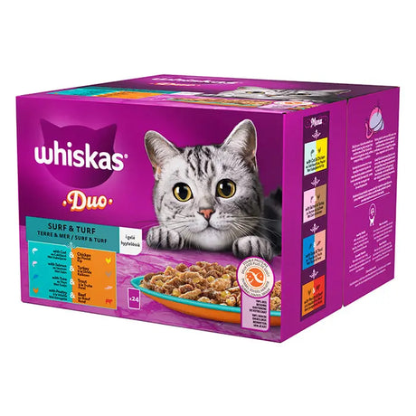 Adult Gelé, menuboks Tasty Duo surf & turf 24x85 g - Maxi Zoo Danmark
