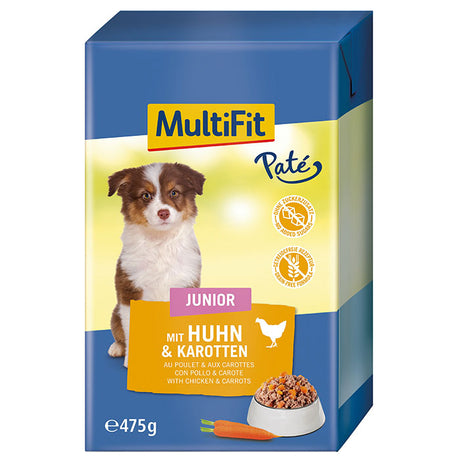 Junior Patefjerkræ og gulerødder 475 g - Maxi Zoo Danmark