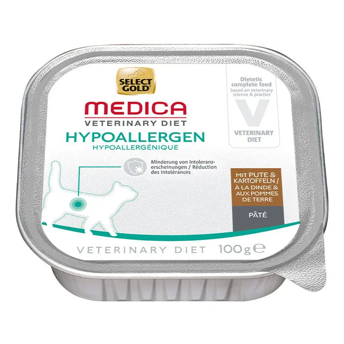 Medica Hypoallergenic kalkun, kartofle 100 g - Maxi Zoo Danmark