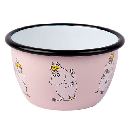 Emaljeskål Mumitroldene Pink - Maxi Zoo Danmark