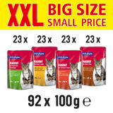 Adult Ragout, menuboks 4 varianter 92x100 g - Maxi Zoo Danmark