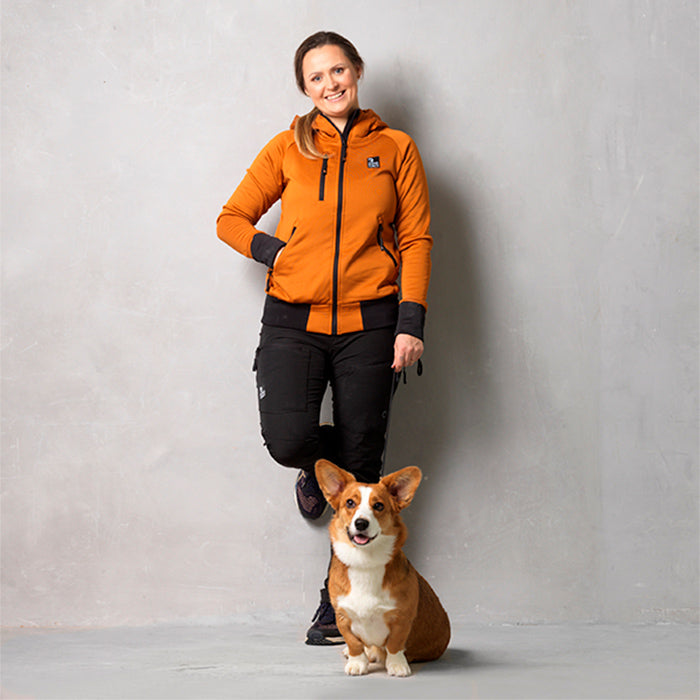 Hundelufter Hoodie orange - Maxi Zoo Danmark