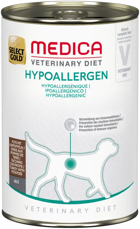 Medica Hypoallergenic kalkun, kartoffel 400 g - Maxi Zoo Danmark