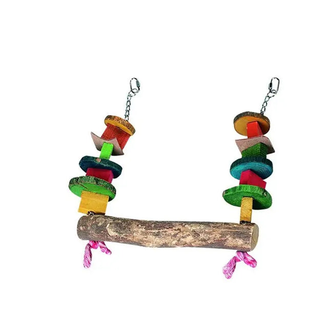Gynge m/klodser Multifarvet 29,5 cm - Maxi Zoo Danmark