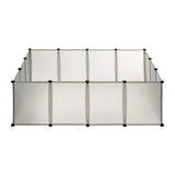 Modul løbegård plexiglas  45x30 cm 30 stk