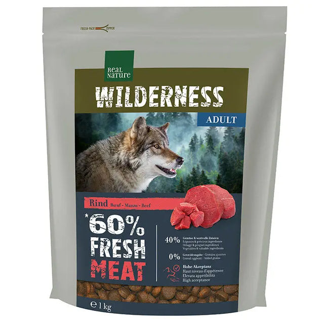 Adult Wilderness Fresh Beef 1 kg okse - Maxi Zoo Danmark