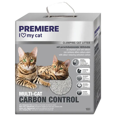 Kattegrus Carbon Control Klumpende 10 l - Maxi Zoo Danmark