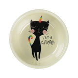 Rustfri skål Comic Cat 200 ml