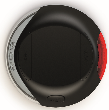 Vario LED lygte m/usb, ø 7 cm sort - Maxi Zoo Danmark
