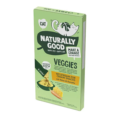 Veggie snack ost, gulerødder 6x15 g - Maxi Zoo Danmark
