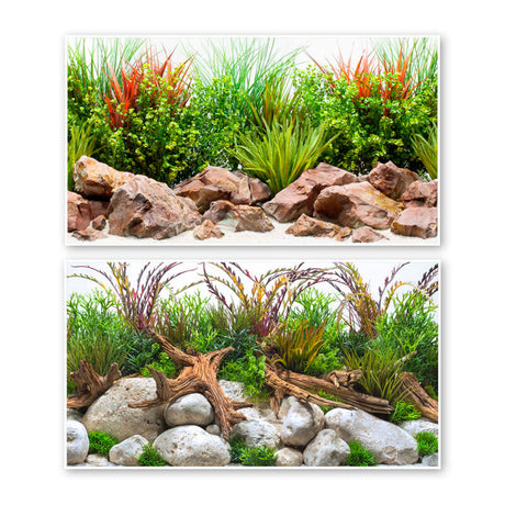 Akvariebaggrund River 45x100 cm - Maxi Zoo Danmark