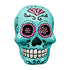 Akvariedek. Sugar Skull Kraniumm 6,9x5,72x7,62 cm blå - Maxi Zoo Danmark