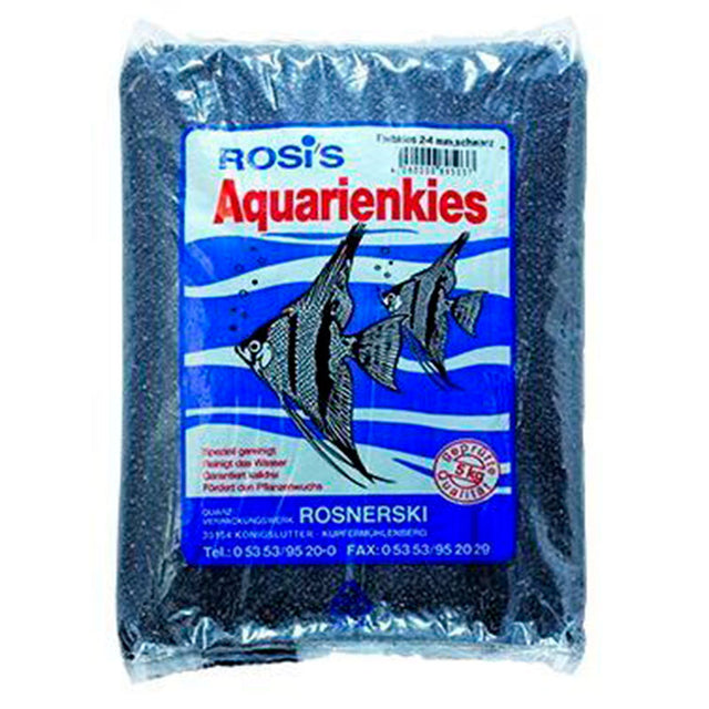 Akvariegrus 5 kg /2-3 mm sort - Maxi Zoo Danmark