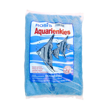 Akvariegrus 5 kg / 2-3 mm blå - Maxi Zoo Danmark