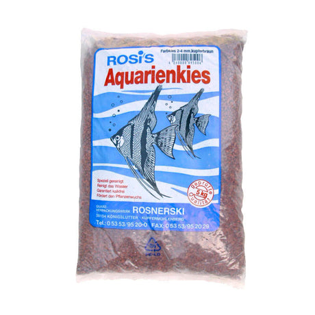 Akvariegrus 5 kg / 2-3 mm brun - Maxi Zoo Danmark