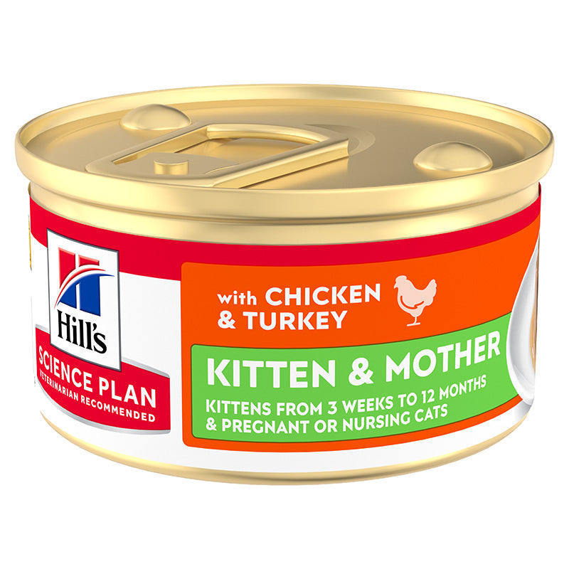 Kitten & Mother mousse kylling og kalkun 85 g