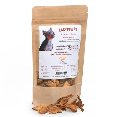 Frysetørret Laksefilét 50 g - Maxi Zoo Danmark