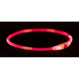 Rød flash lys ring s/m - Maxi Zoo Danmark