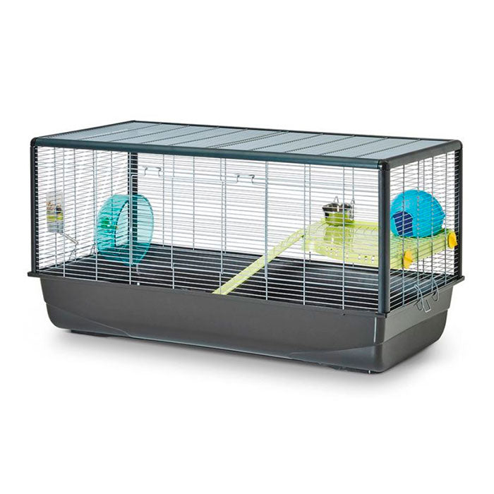 Hamster Plaza Knock Down 100x50x50 cm grå