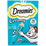 Dreamies Creamy laks 4x10 g - Maxi Zoo Danmark