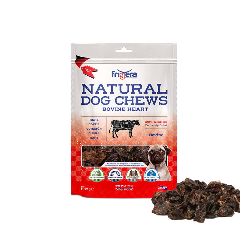 Natural Dog Chewsoksehjerter 250 g - Maxi Zoo Danmark