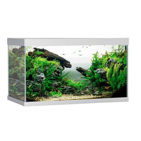 Akvarium ELEMENT  144 l 80x40x48 cm sølv