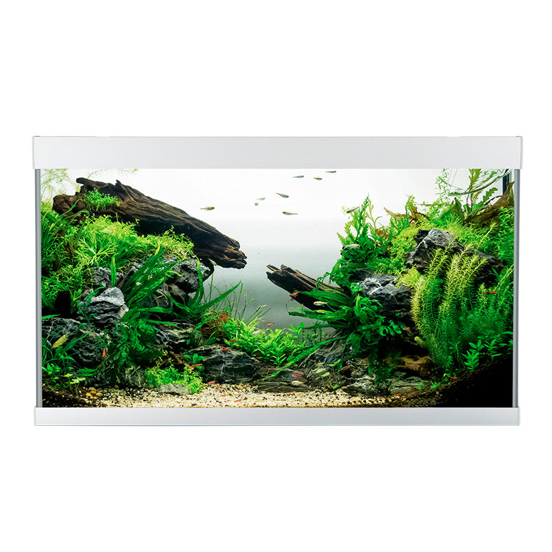 Akvarium ELEMENT  144 l 80x40x48 cm sølv